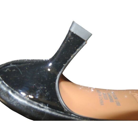 ASOS Black Vegan Leather Square Toe Kitten Heel Mules Size 6 - Picture 8 of 8